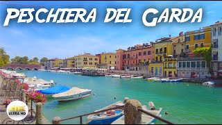 PESCHIERA DEL GARDA Walking Tour, Best town in lago di garda | City walk | 4K UHD 60fps | 2021