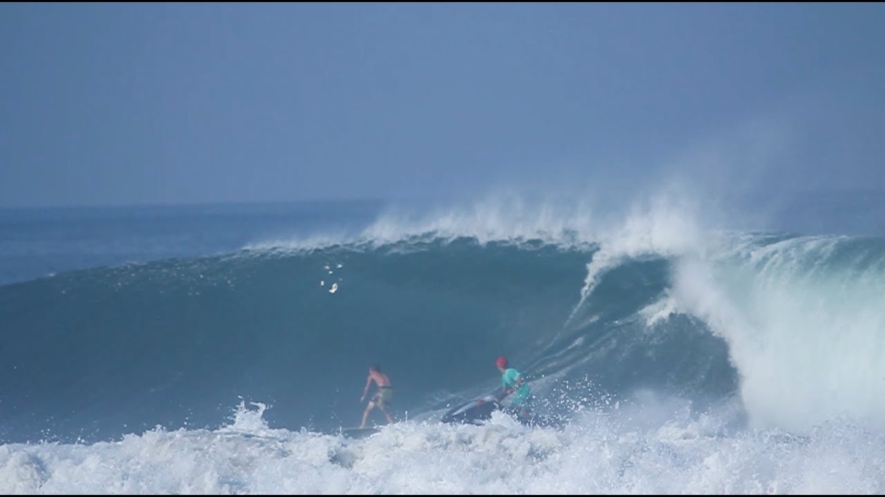 The Domke Daily 134 Big Wave Skimboarding EPIC Long Barrel to Big Grab