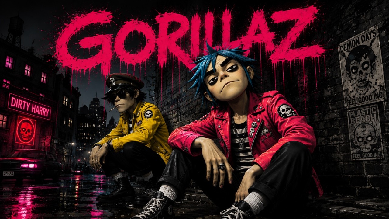 Gorillaz Demon Days Era Vibe – Dark Trip-Hop AI | Psycho Mix