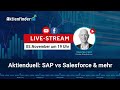 Live-Aktienduell: SAP vs Salesforce