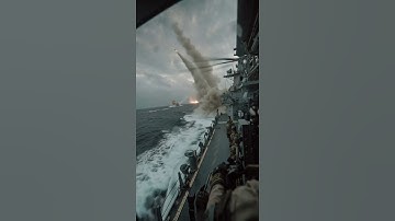 Destroyer Launches Full Missile Salvo...😱🚀