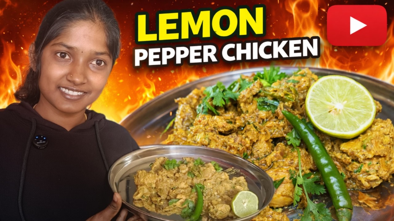 10 Minute Lemon Pepper Chicken 🍋 | Super Easy & Tasty Recipe 😍🔥 Try Now | Thami vlog #food #cooking