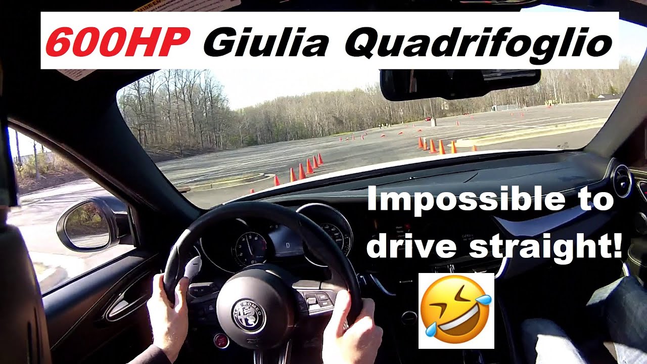 POV: 600HP Twin Turbo Alfa Romeo Giulia Quadrifoglio Autocross
