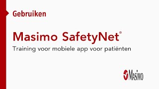 Uitleg: Training voor mobiele app voor patiënten, Masimo SafetyNet™ screenshot 2