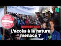 Ref:4Al822dWZ2c Dans le massif vosgien, la col�re des randonneurs contre la � privatisation � de la montagne