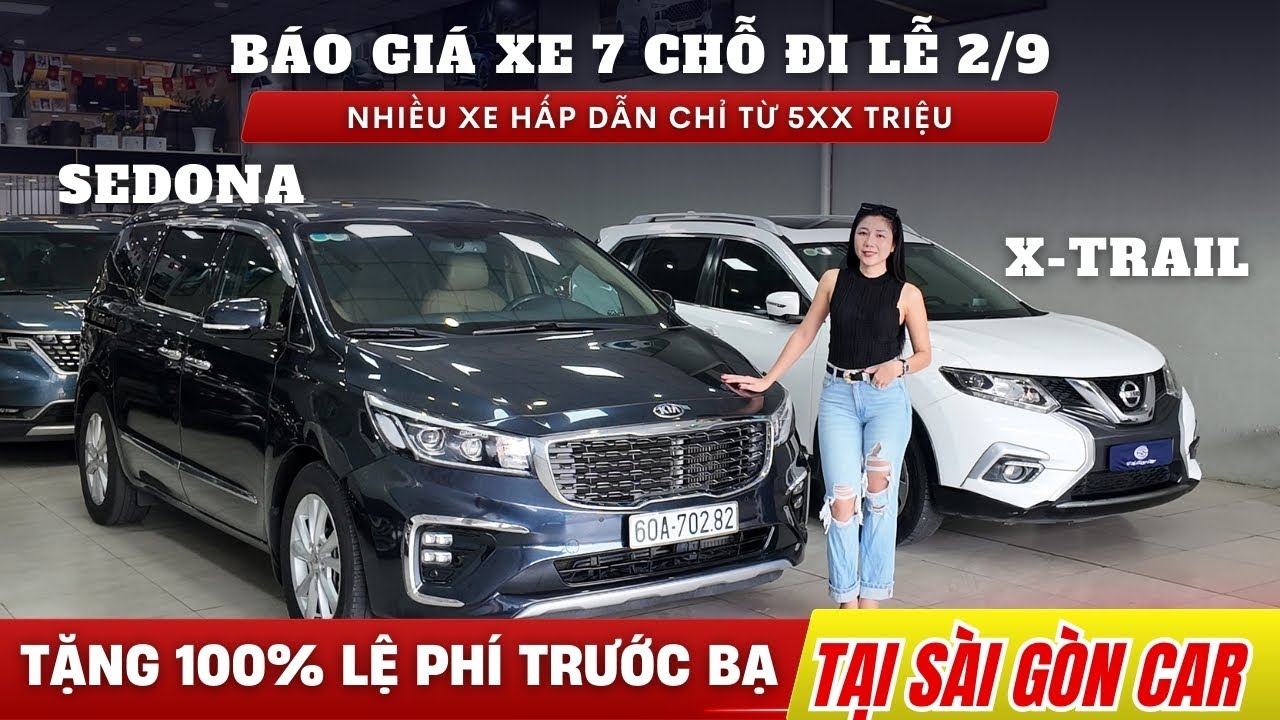 Báo Gía Loạt Xe Gầm Cao 7 Chỗ Cực Hot Đi Lễ 2/9 Tại Showroom Sài Gòn Car | Tặng 100% Lệ Phí Trước Bạ