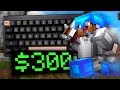 Playing skywars with MinuteTech's $300 custom keyboard
