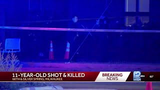 11 year old shot, killed in Milwaukee