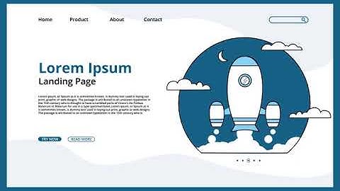 Landing page animation using Lottie ( Lottie animation ) After Effects