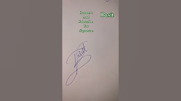 Basit Signature #signature #art #calligraphy #signaturestyle #drawing #calligraphyart