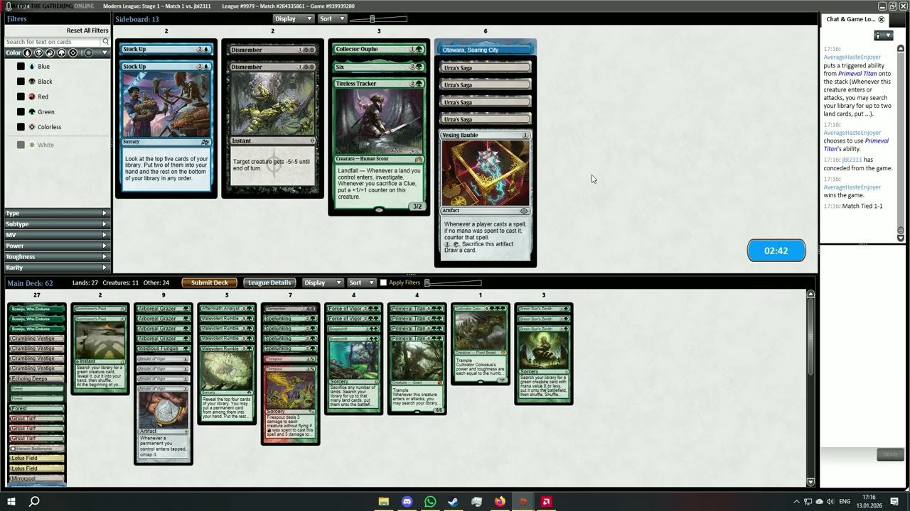 Titan vs. Boros Energy 2:0