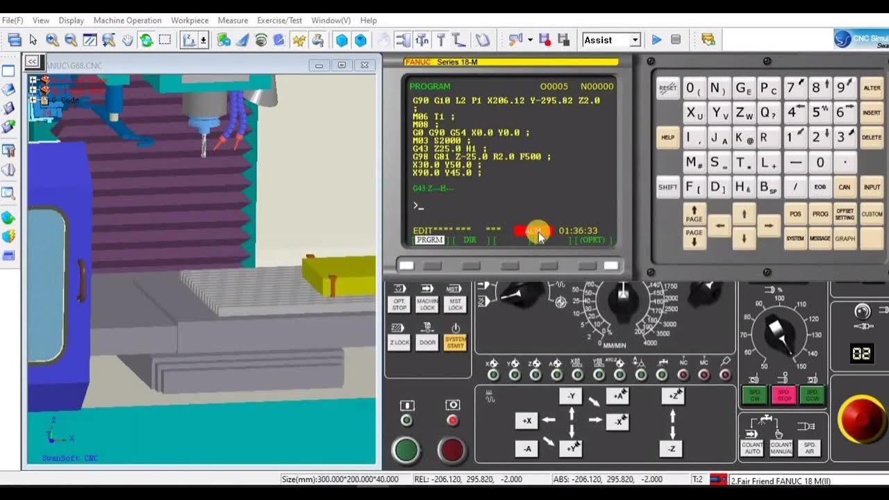 Use of G84 Tapping cycle vmc programming YouTube