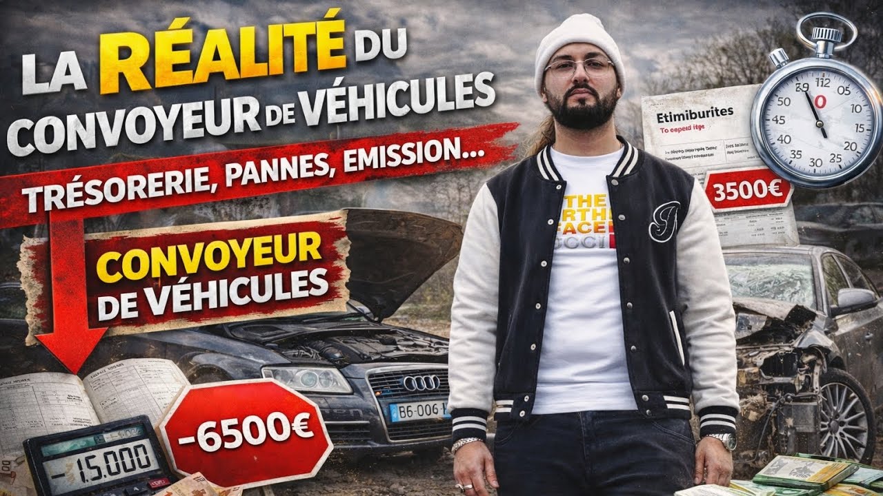 La réalité d'un convoyeur de véhicules 