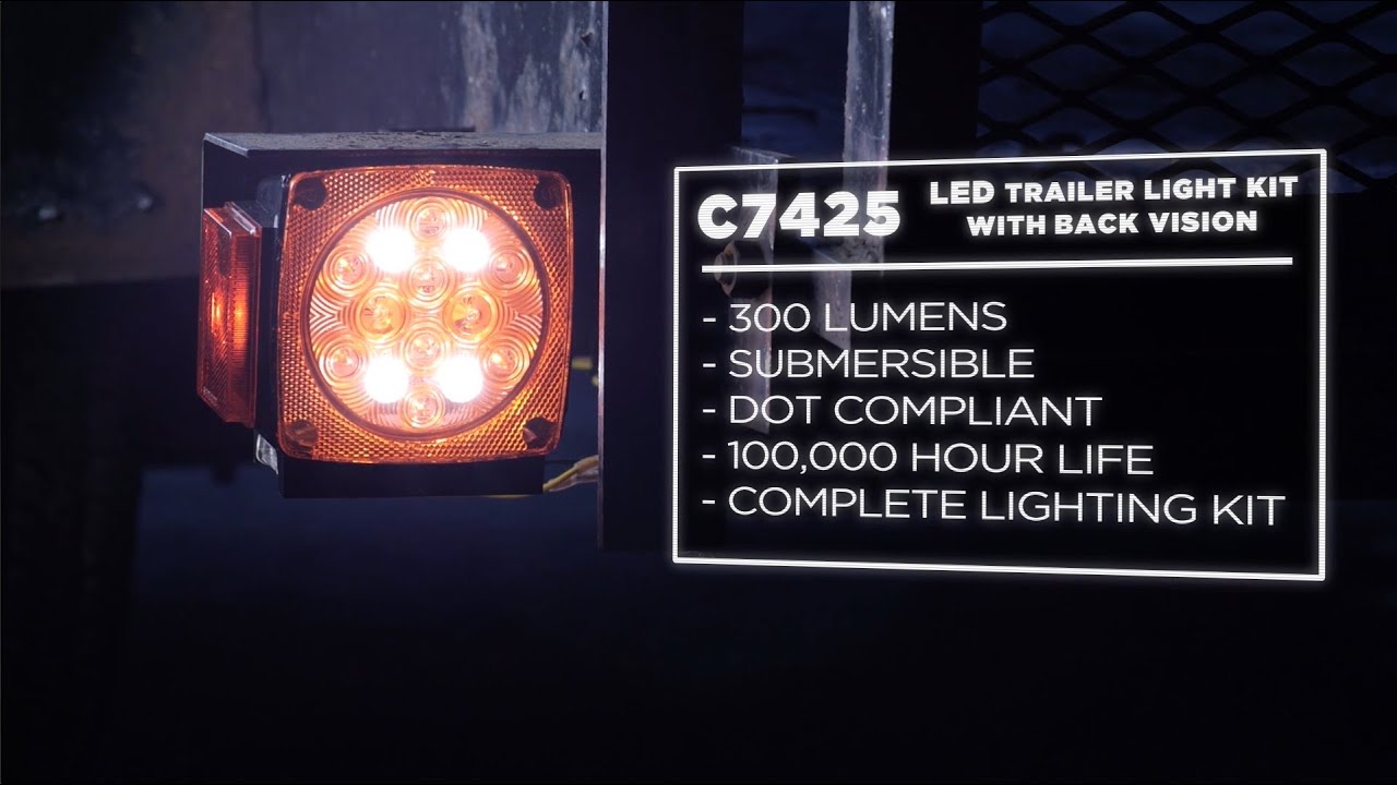 C7425 Led Trailer Light Kit Product Installation Videos Techical Info Blazer International