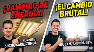 Deja de TIRAR DINERO: Cambia tus fluorescentes por LED paso a paso