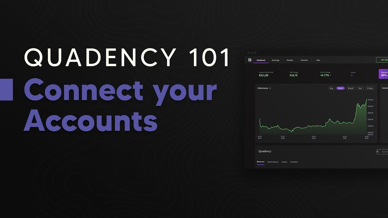Connect your favorite exchange to Quadency - YouTube
