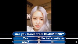 Is Rosé actually Rosie from BLACKPINK?