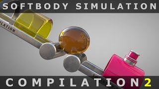 Softbody Simulation ❤️ Compilation 02