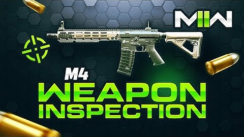 COD Modern Warfare 2 - M4 Weapon Inspection + Reload Animation [MWII]