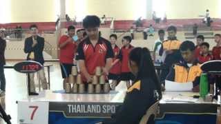 2013WSSAThailand School Battle Sport Stacking championship!!!