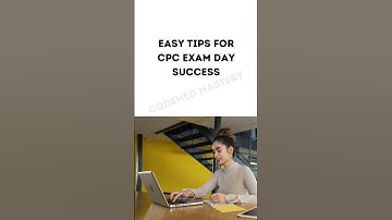 CPC Exam Day Hacks for Top Success! #shorts