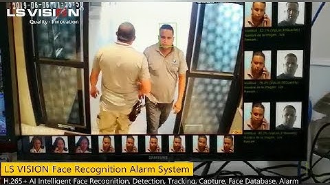 LS VISION AI Technology Intelligent Auto Capture Face Recognition Anti-Theft Security Alarm System