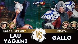 KOF XV ▰ LAUYAGAMI (Ángel/Hinako/Chizuru) 🆚 GALLO (O.Rugal/Maxima/Goenitz) 🎞️Replay Match - 8/26