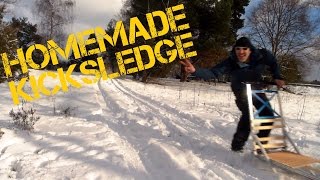 How to make/DIY: homemade KICKSLEDGE/DOG SLED Thanks Tove&Kaja for your insperation! Homemade KICKSLEDGE / DOG SLED / HUNDESCHLITTEN 6 Aluprofile 25x25mm, M6