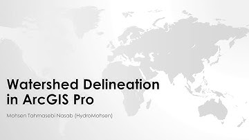 Watershed Delineation and Watershed Characteristics in ArcGIS Pro