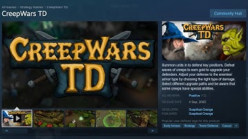 How I Updated my Steampage - CreepWars TD - Devlog 08