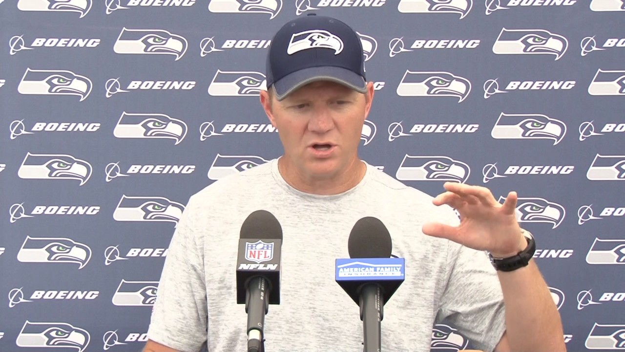 Seahawks Offensive Coordinator Darrell Bevell Training Camp Day 5 Press Conference