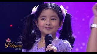 LITTLE MISS PHILIPPINES 2023 - SONATA JANE MANZANO