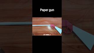 How to make paper gun #shorts #papergun #papercrafts #paperplane #craft