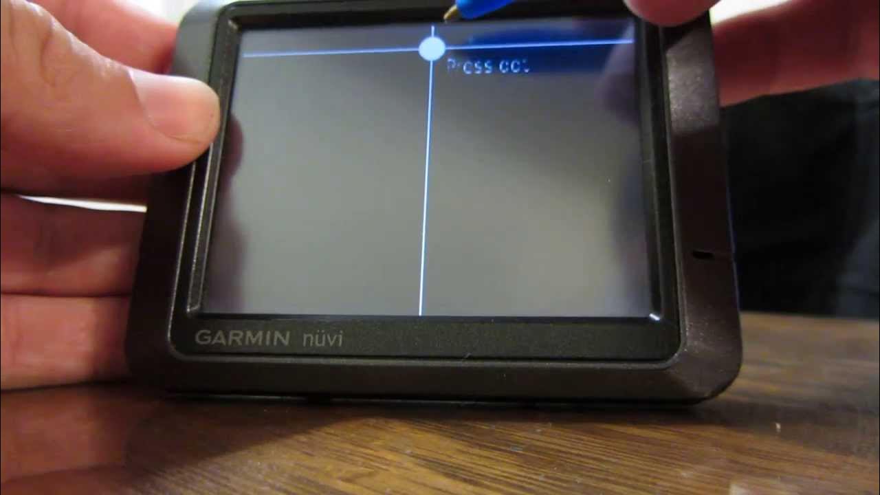 calibrate touch screen nuvi 205 YouTube