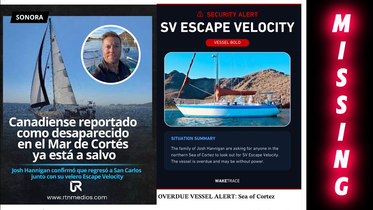 ⁣Search for the Missing Sailor - Running from Hurricane Polo - Pt.2