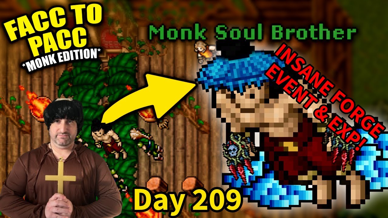 Monk Free Account to Premium Challenge Day 209 (INSANE FORGE EVENT & EXP!)