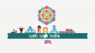 wah wah india logo Animation
