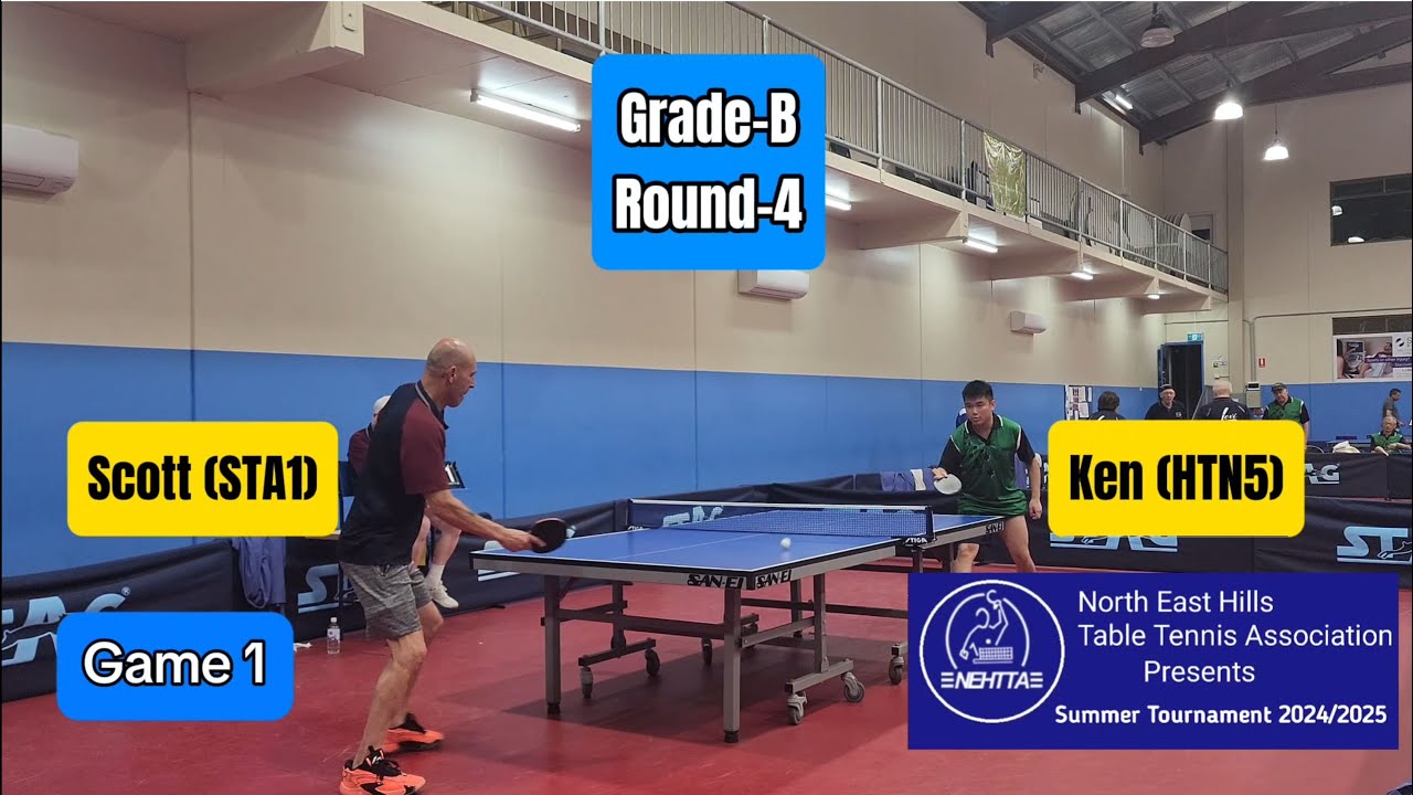 Scott vs Ken I NEHTTA Summer Tournament 2024/25 SA I Grade B I Round 4