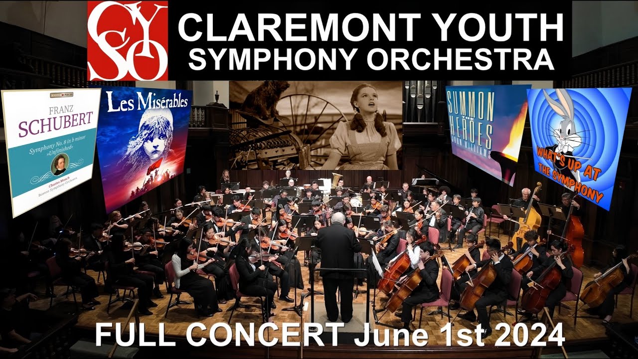 Claremont Youth Symphony Orchestra (CYSO) Full Concert June 1st, 2024