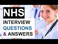 NHS Interview Questions and ANSWERS! (PASS your NHS Job Interview!)