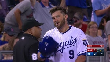 BOS@KC: Butera laces a triple to center field