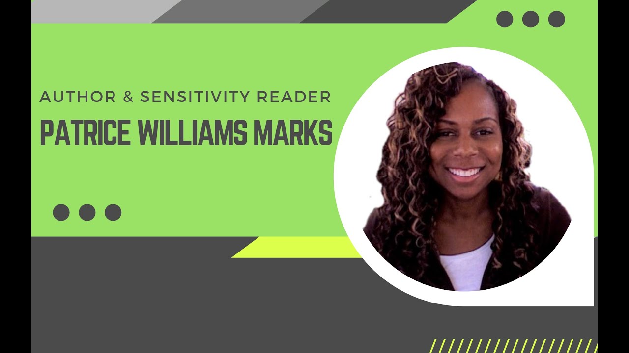 PatriceWilliamsMarks Live Stream - Sensitivity Reading and Author News