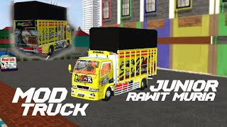 Mod Truck Junior Rawit Muria Ada Logo Jokowi Bersaudara Trans Cabe Mod Truck Oleng Bussid