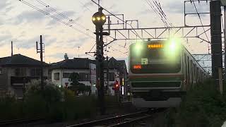 【良いジョイント音♪】E231系1000番台コツK-32編成＋E233系3000番台ヤマU222編成　東北線上り1597E列車加速通過ジョイント音