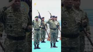 Presiden Prabowo pada Penganugerahan Samkarya Nugraha di KRI RJW 992, Kamis, (02/10/2025).