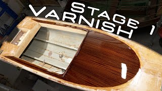 Varnish Stage 1 with Epoxy and Epifanes PP Varnish | The Stapley Boat Restoration Pt7