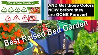 EASY RAISED BED Vegetable Garden in Totes Storage Container & Buckets & Food Grade Types of Plastics