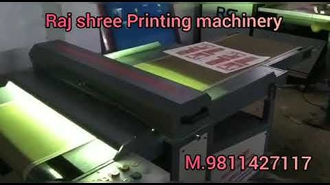 Uv Screen Printing and Curing Machine