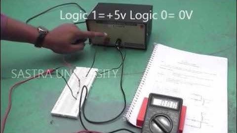 Experiment- Logic Gates (OR, AND, NOT, NOR and NAND)
