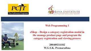 Web Project Task 46 | 1st Year | Semester 01 | Java Institute | Sadeepa Kalhara